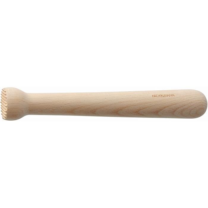 Pilon Mojito FM Professional 21427 Lot De 2 Pilons De Bar En Bois, Pilons Pour Cocktails, Préparation Des Boissons, Broyeur De Glâce, Pilon Pour Mojito/Caïpirinha, Bois, 22 Cm Pilon Gras