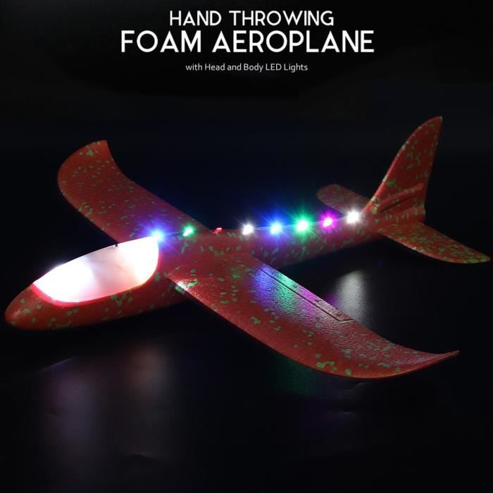 Jouet D'avion En EPP Planeur Avion Avec Des Lumières Brillantes Fantaisie - CUQUE - Rouge
