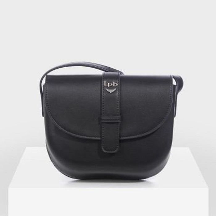 Sac bandouli re bathilde noir LPB Achat Vente Sac bandouli re