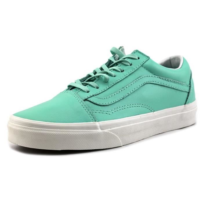 vans bleu turquoise et grise