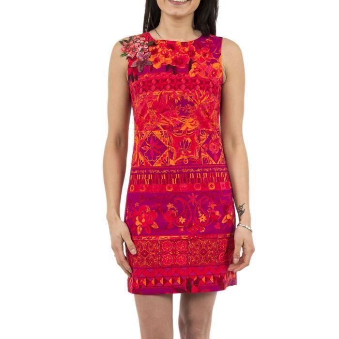 robe rouge desigual