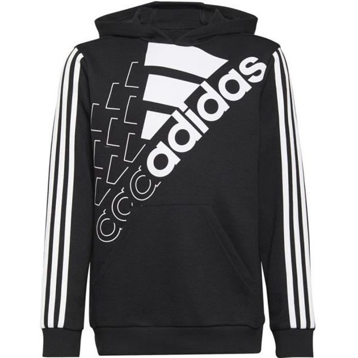 Sweat Capuche Noir Gar on Adidas Logo Black Cdiscount Pr t