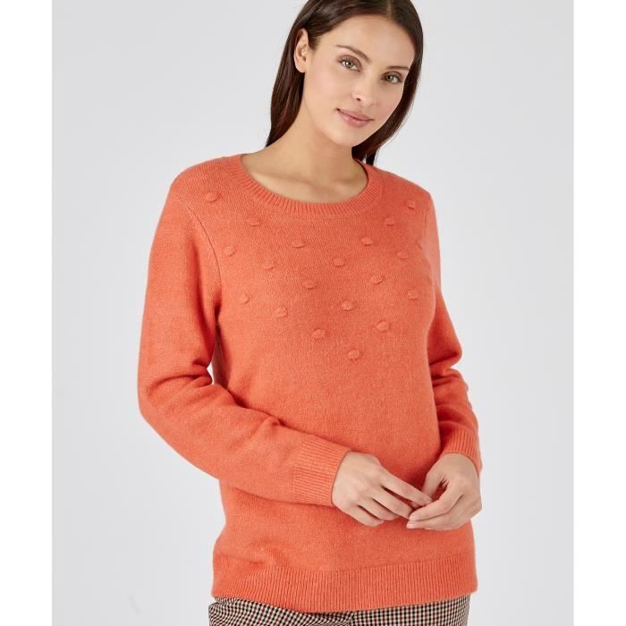Pull - Damart - Pull maille chaude fantaisie manches longues