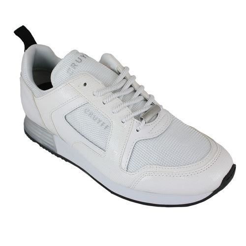 Basket Cruyff lusso white CRUYFF Homme Cuir Lacets Plat