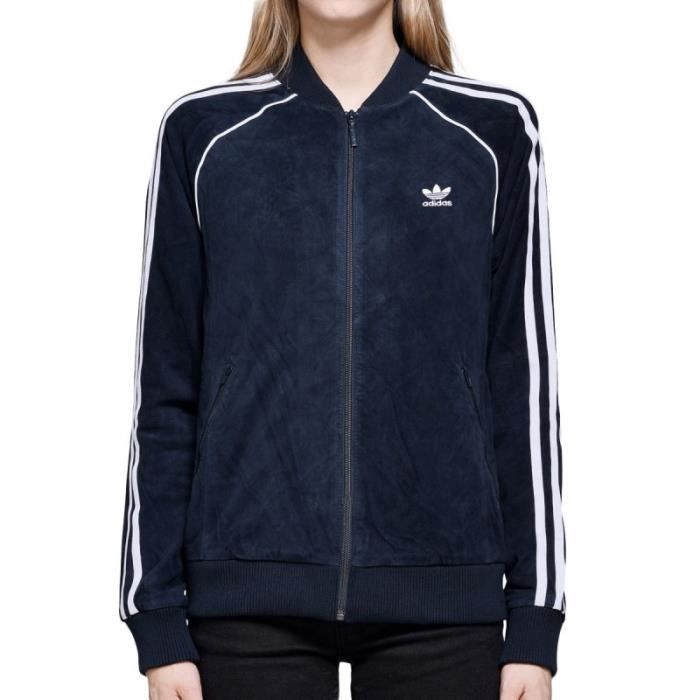 Veste bleu adidas discount femme