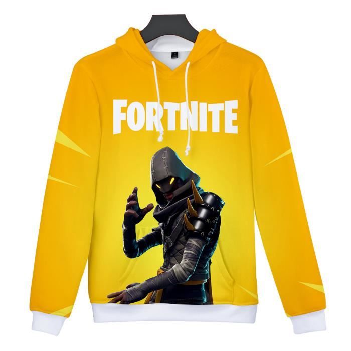 Sweat Shirt Capuche Fortnite Cosplay Unisexe pour Adulte Sweats
