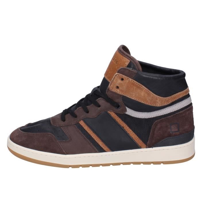 Baskets Homme Noir D.A.T.E. BG155 Lacets Adulte Textile