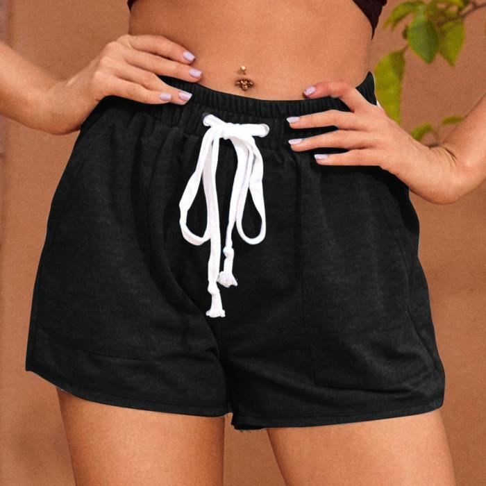 Short Sport Femme Lin Coton éTé Chic Large Fluide Pas Cher Travail Grande Taille éLastique Avec Poches Confortable Ample Mode 2023 Casual Jogging Pantalon (AG #1, S Short Sport Femme Lin Coton éTé Chic Large Fluide Pas Cher Travail Grande Taille éLastique Avec Poches Confortable Ample Mode 2023 Casual Jogging Pantalon (AG #1, S