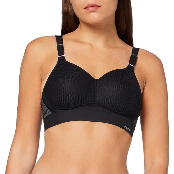 Brassière de sport Triumph Triaction Hybrid Lite P Ex dos nageur noir 40C