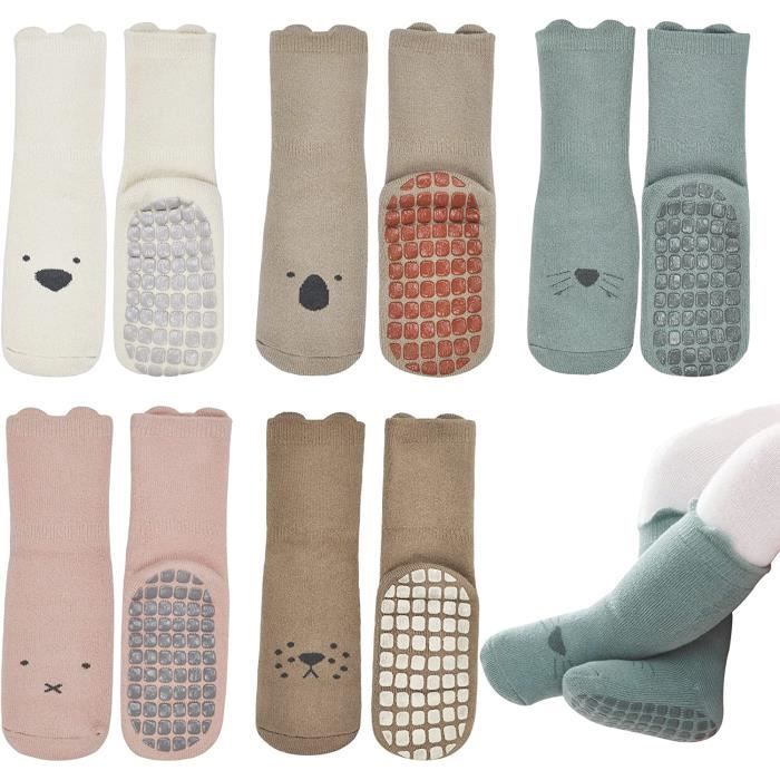Acheter Chaussettes antidérapantes en coton pour bébé fille
