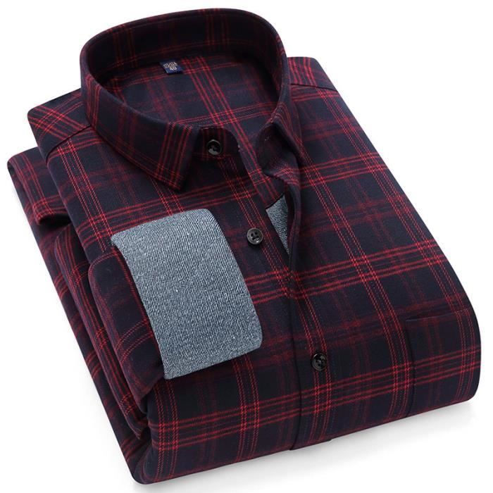 Chemise a cheap carreaux en laine