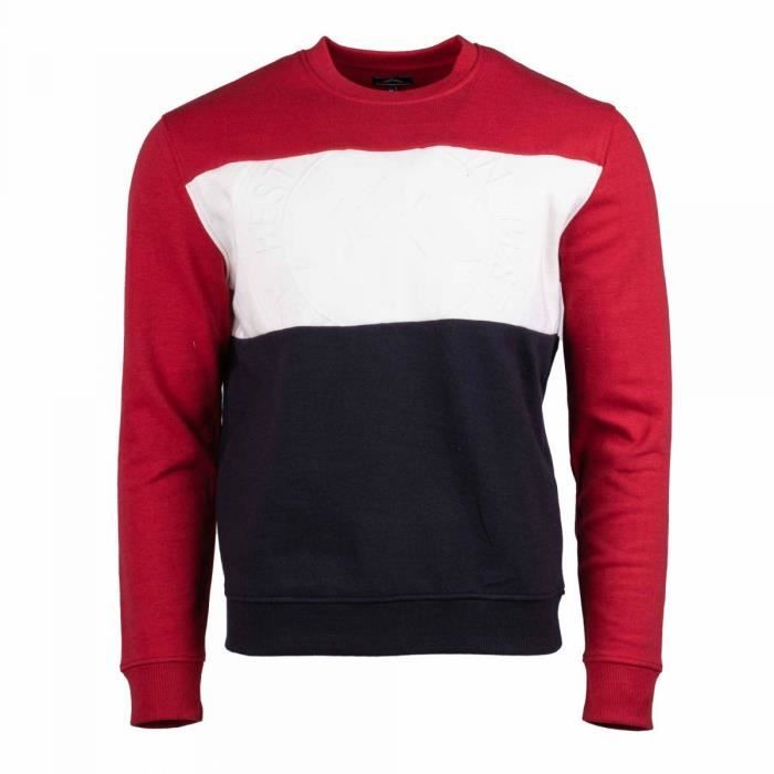 Sweat col rond bm3310 Homme BEST MOUNTAIN Bleu fonce Cdiscount Pret a Porter