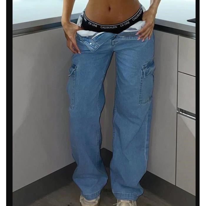 Pantalon Cargo Femme Vintage Havana Taille S – Léopard Imprimé Animal, Taille élastique