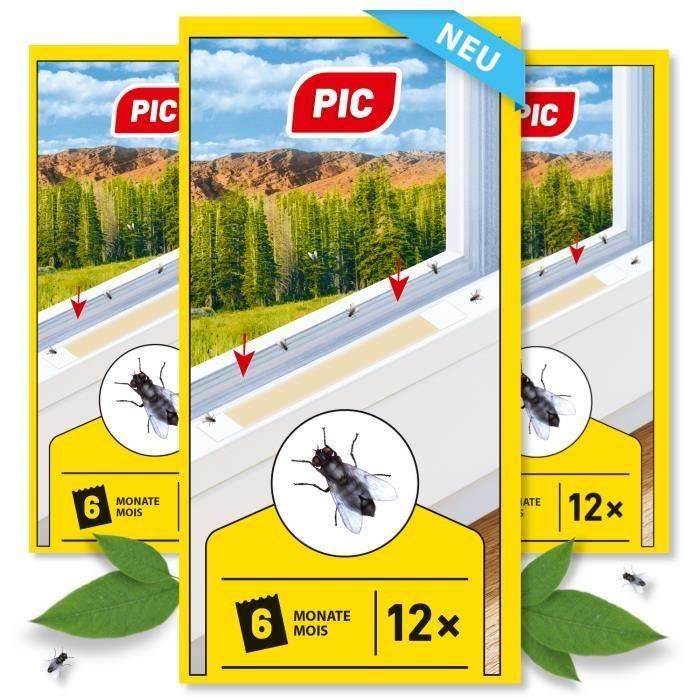 3x12=16 pièces Piège à Mouches pour fenêtre PIC