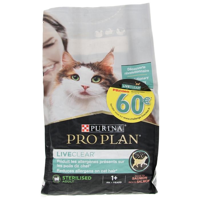 PROPLAN CROQUETTES PROPLAN LIVECLEAR ADULT STERILISED AU SAUMON - 1,4KG
