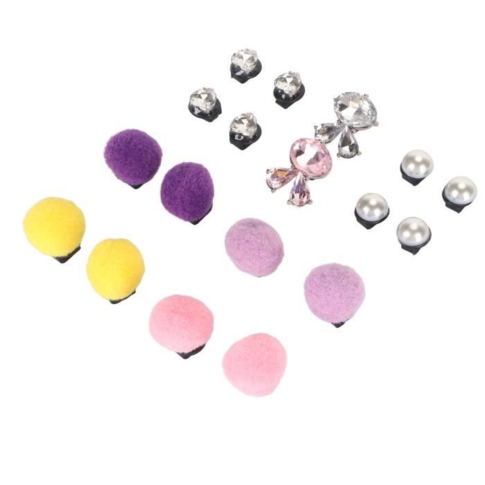 Clips de chaussures décoratifs Pinces à Chaussures, 18 Pièces Pinces à