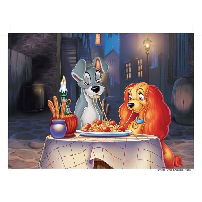 Puzzle 60 Pieces Disney La Belle Et Le Clochard Diner Romantique Avec Trieur De Pieces Nathan 6 Ans Et Cdiscount Jeux Jouets Puzzle 60 Pieces Disney La Belle Et Le Clochard Diner Romantique Avec Trieur De Pieces Nathan 6 Ans Et Cdiscount Jeux Jouets