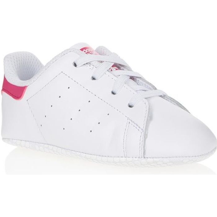 ADIDAS ORIGINALS Baskets Stan Smith Blanc Rose B b Fille Blanc