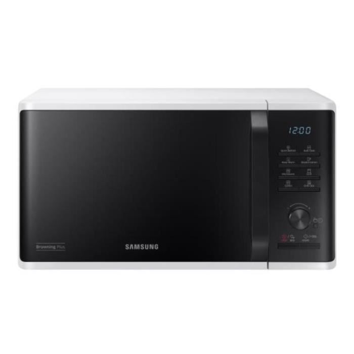 Samsung - micro-ondes grill 23l 800w blanc - mg23k3515aw