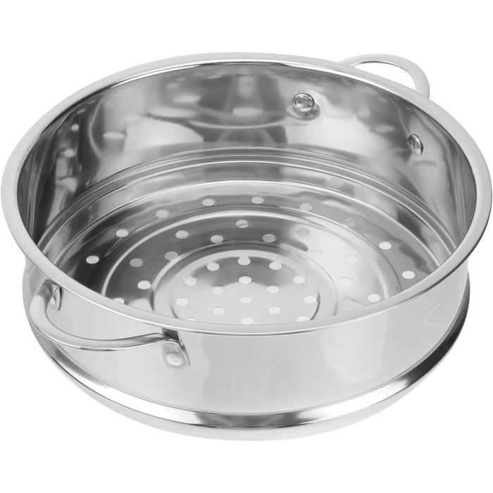 Panier Vapeur BRA - Acier Inoxydable 18/10 - Pour Autocuiseur 22cm - Lave-vaissable - Grande Capacité