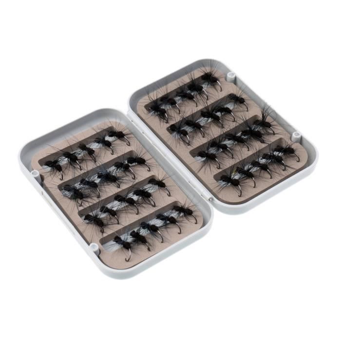 Hameçons Mouche Yarie Jespa M. 676 – Taille 8 – Noir – Lot De 3 – Pour Pêche
