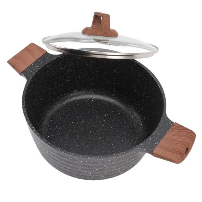 Marmite En Acier Inoxydable Aoveew Avec Couvercle – Petite Casserole Antiadhésive Pour Soupes Et Ragoûts