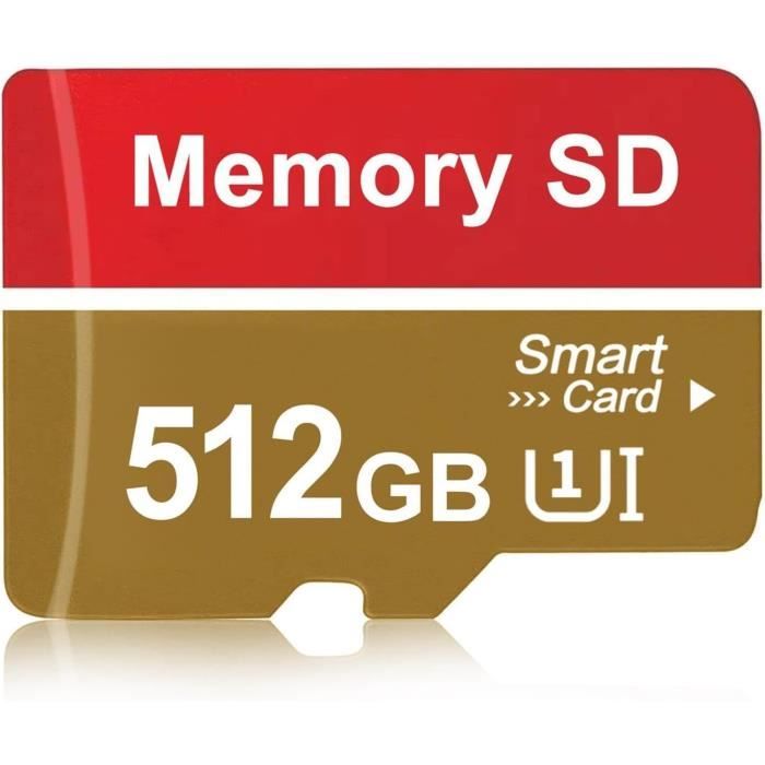 Lot de 1 64 Go Carte Micro SD Vitesse Élevée SD Card Imperméable Micro SD  Enregistrement