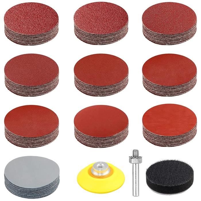 Disque de ponçage velcro, 5'', 40 gr (emballage de 25) main image 0