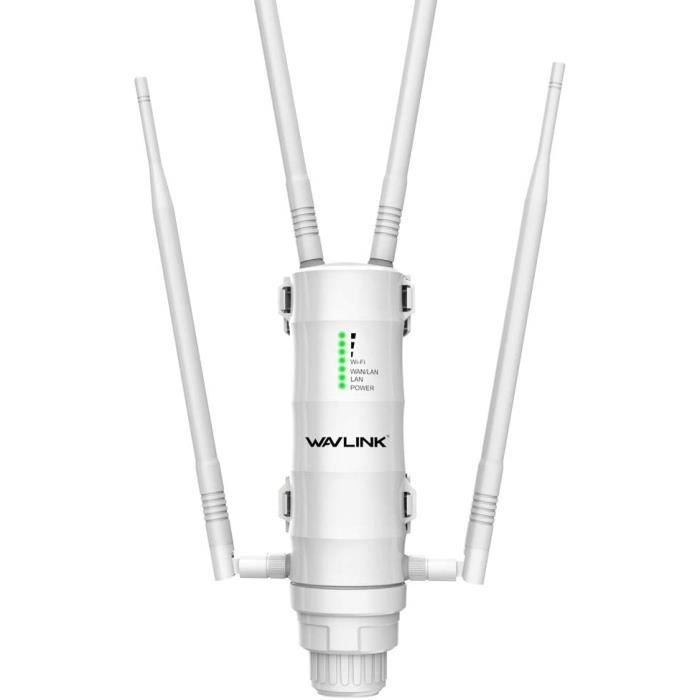 Point daccès sans fil – WAVLINK – AC1200 – Double bande 2.4 + 5G – PoE – Longue portée