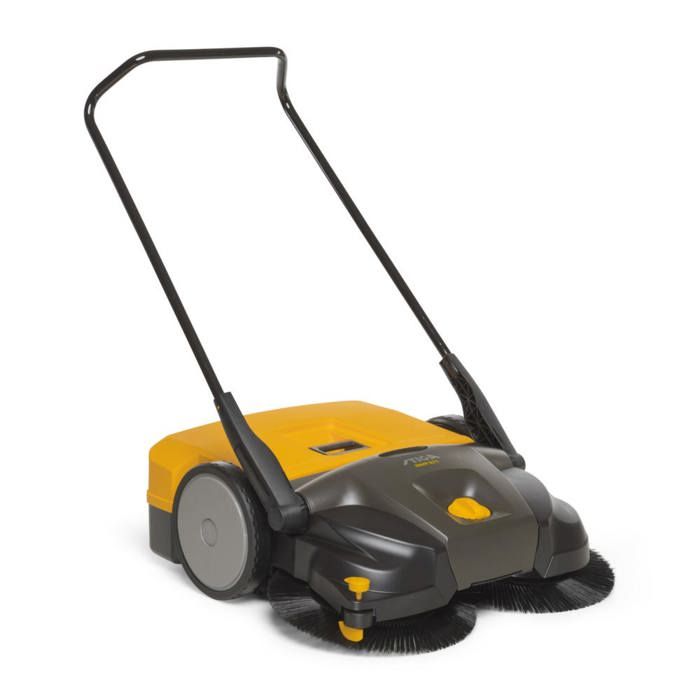 STIGA STIGA SWP 577 BALAYEUSE POUSSÉE 77 CM 50 L – 2 BROSSES CONTRAROTATIVES 41 CM RÉGLAGE 8 POSITIONS – SURFACES JUSQUÀ 3 000