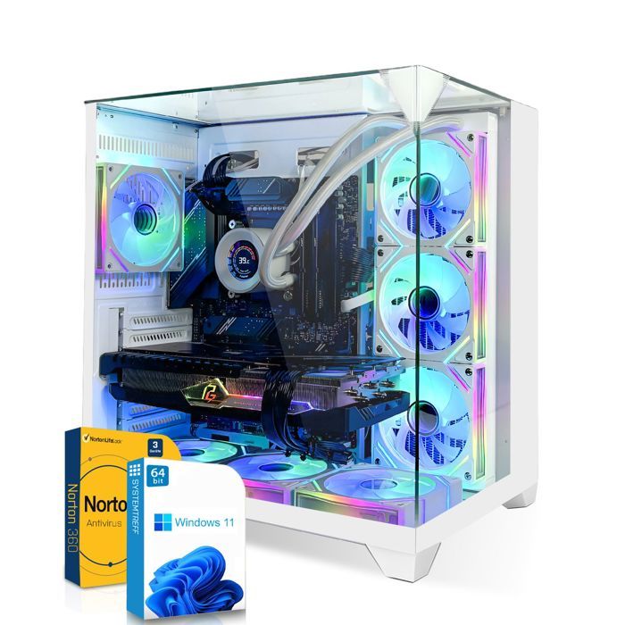 PC Gamer – AMD Ryzen 9 5900X – Nvidia GeForce RTX 5070 Ti 16Go GDDR7 – 32Go RAM – 1To M.2 NVMe- Windows 11 – WiFi-48