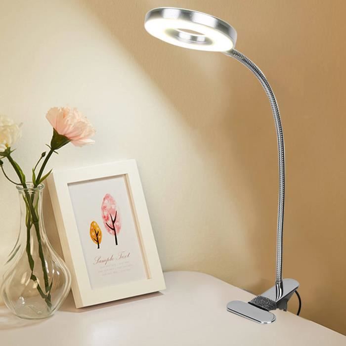 TMISHION Lumière à Pince USB Lampe à Pince USB Lumière Col De Cygne