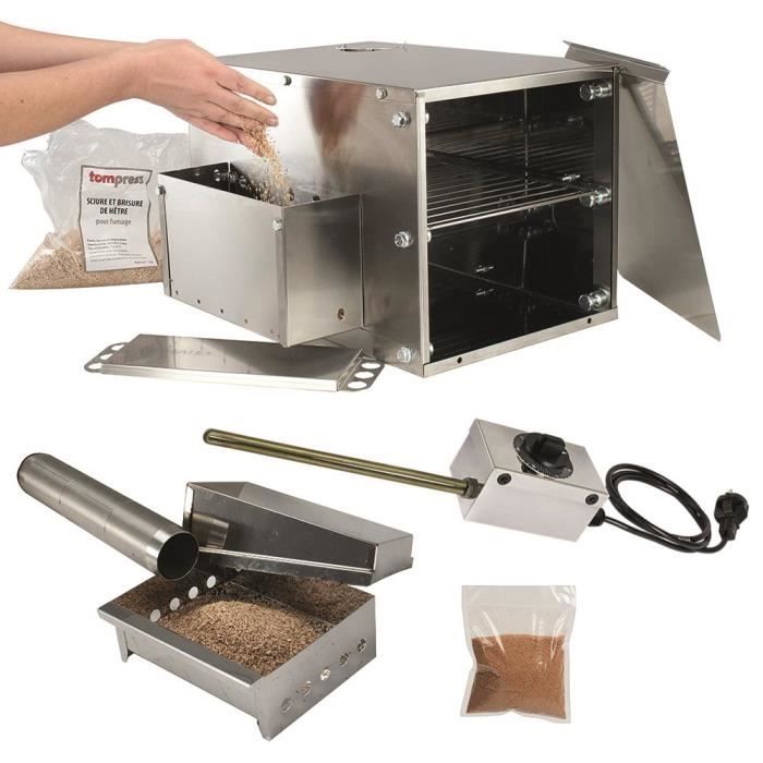 Fumoir de table Tom Press avec accessoire fumée froide et résistance - Tom Press