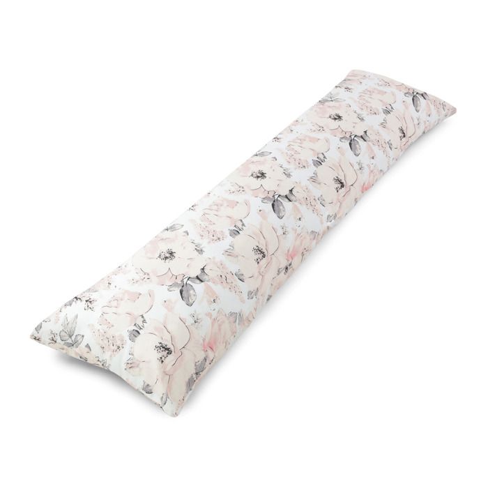 Oreiller dormeur latéral 40 x 145 avec housse - Oreiller de corps Oreiller de confort Oreiller de sommeil adulte Rose sauvage