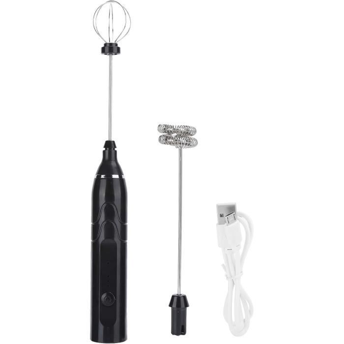 Mousseur à Lait USB Portable Pour Cappuccino Mousseur à Lait USB YOPOTIKA - 3 Vitesses Acier Inox Fouet électrique 3 Vitesses Cuisine