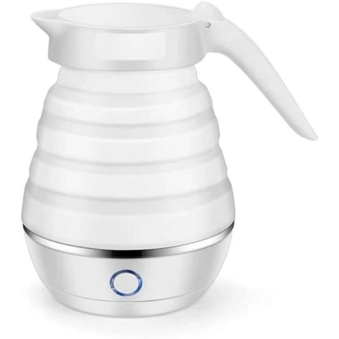 Bouilloire Pliable 0.6L Bouilloire De Voyage En Silicone Bouilloire Electrique Pliable Mini Bouilloire Portable Avec Fond En Acier Inoxydable 600w 89544591