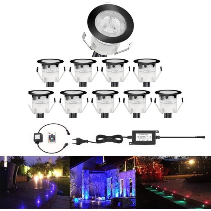 QACA Mini Encastré Terrasse Bois Luminaire Kits LED Spot