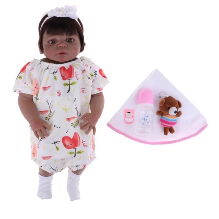 BABESIDE Poupée Reborn Fille 20 Pouces – Bébé Reborn Réaliste avec