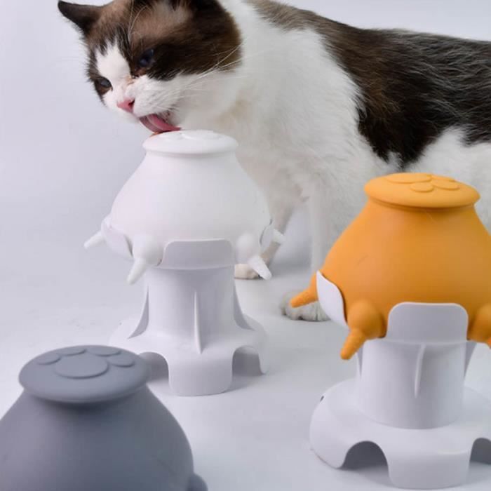 Meilleurs prix pour VGEBY Bol Nourrissant pour Chiot et Chaton avec 4 Tétines Souples en Silicone
