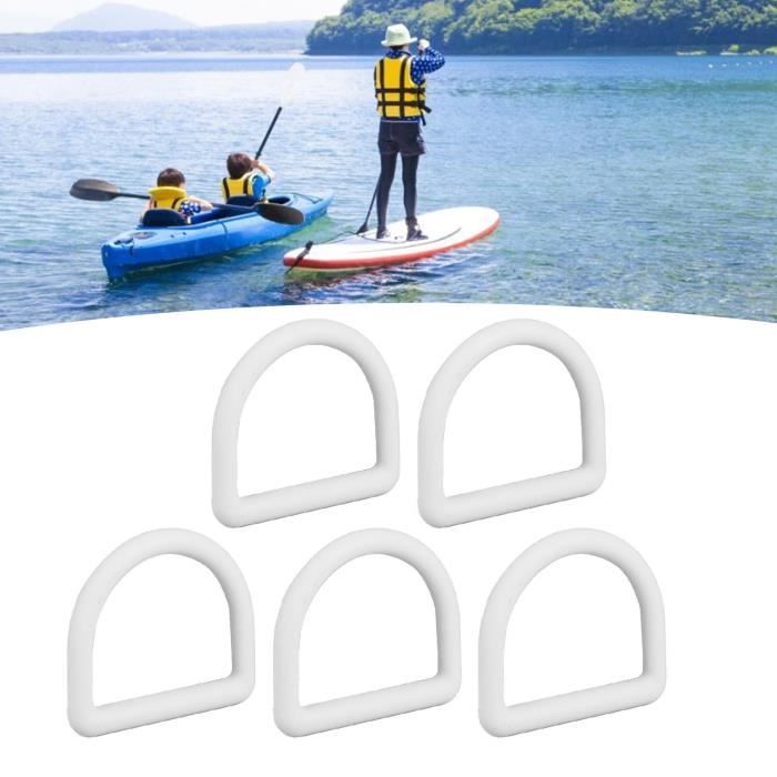 Lot De 5 Anneaux D'aspect Blanc 100 X 60 X 15 Mm 15 ° - Pour Le Travail Du Métal Et Du Plastique