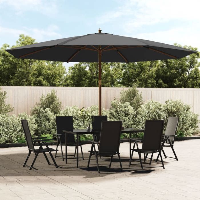vidaXL Parasol de jardin 400 cm