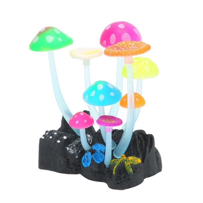 8 Champignons Artificiels BESTonZON - Déco Jardin Miniature, Scène, Photo - Modèle Simulation Mousse
