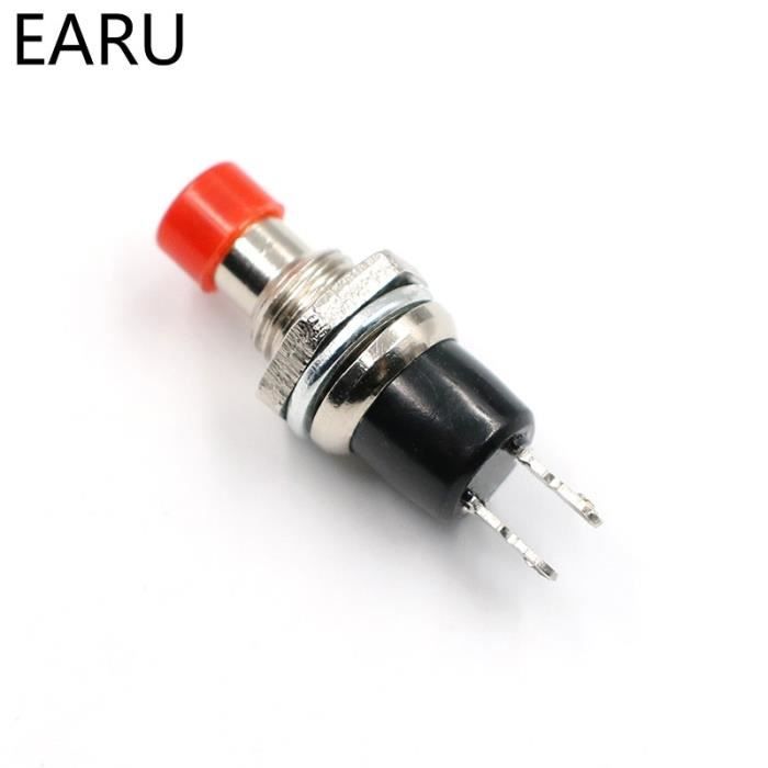 Micro-interrupteur à Bouton-poussoir 16A 125/250V - Filetage M10, Pour Trancheuse à Kebab, Machines Diverses