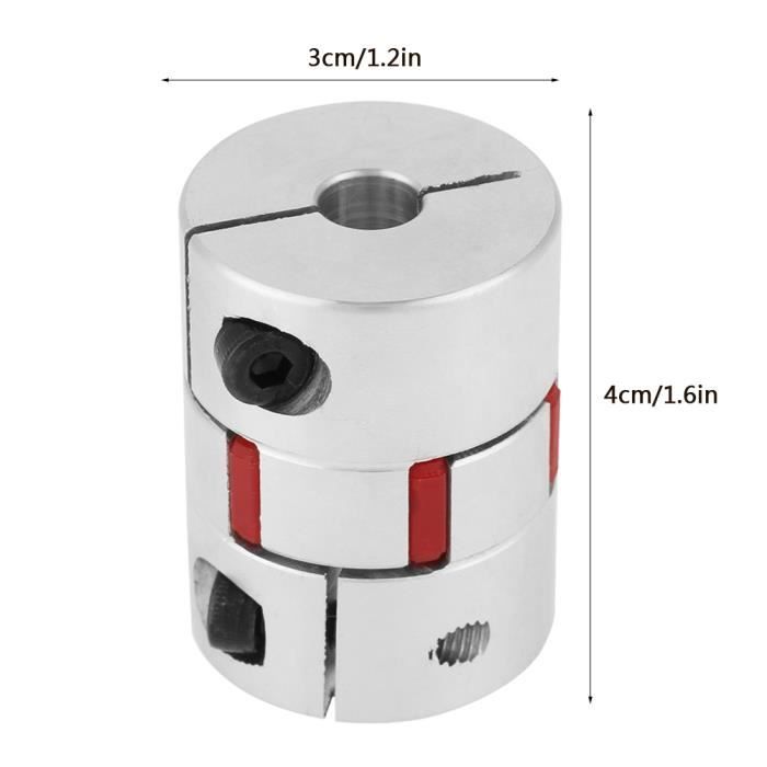 Accouplement Flexible 8x8 Mm Pour Moteur Pas à Pas CNC - Raccord En Aluminium, Haute Flexibilité, Pour Petites Machines-Outils