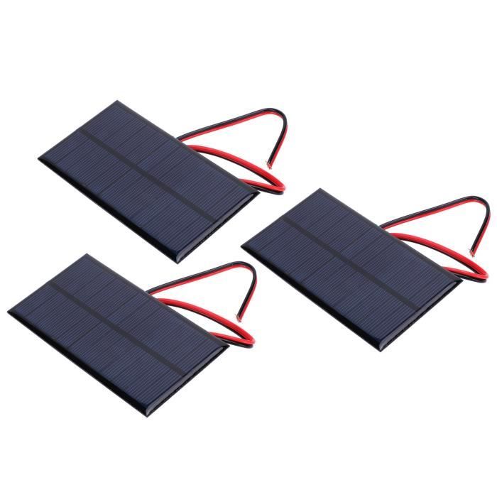 Chargeur de Bricolage de Panneau Solaire 6W 12V pour Lampadaires Solaires, Lumières