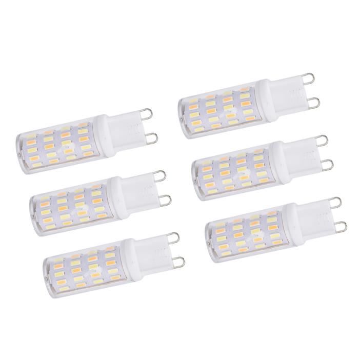 Ampoule LED Ampoules G9 60LED 5W avec 3 couleurs de lumière, étanches