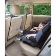 Housse de siège pour voiture - Lot de 2 - Transparent - Noir - Protection contre l'humidité et la saleté-1