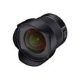 Objectif grand angle Samyang 14mm F2.8 AF Nikon - Poids 474g - Ouverture F/2.8 - Distance focale 14mm-1