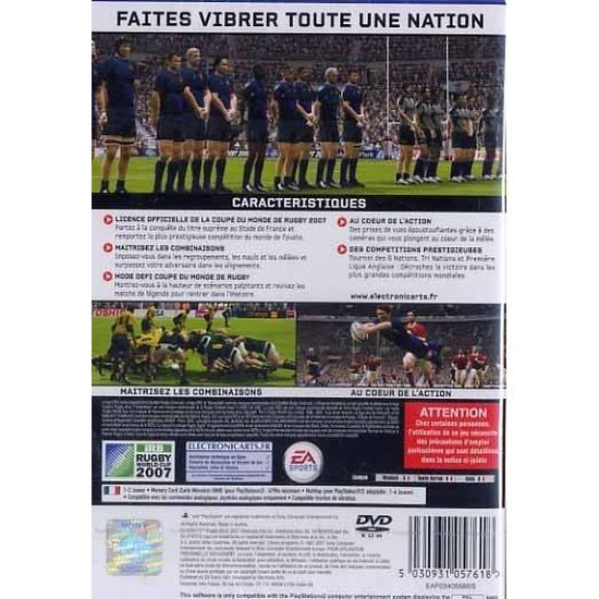 rugby 08 ps2 cover rugby 08 ps2 cover