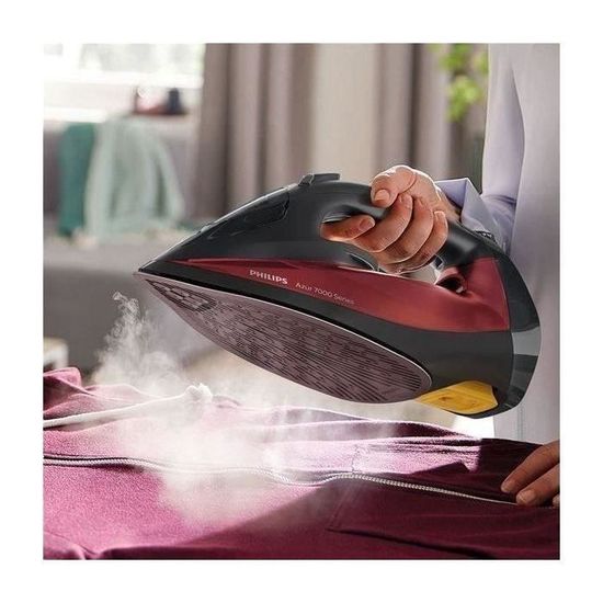 Fer Vapeur Philips Azur - 2600W, Vapeur Continue 50g/min | Semelle SteamGlide Advanced, Détartrage Facile